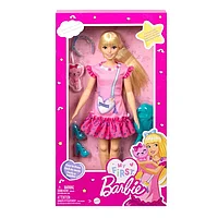 Barbie Моя первая Барби Кукла блондинка с котёнком HLL19