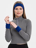 Спортивная повязка на голову и напульсники на руку