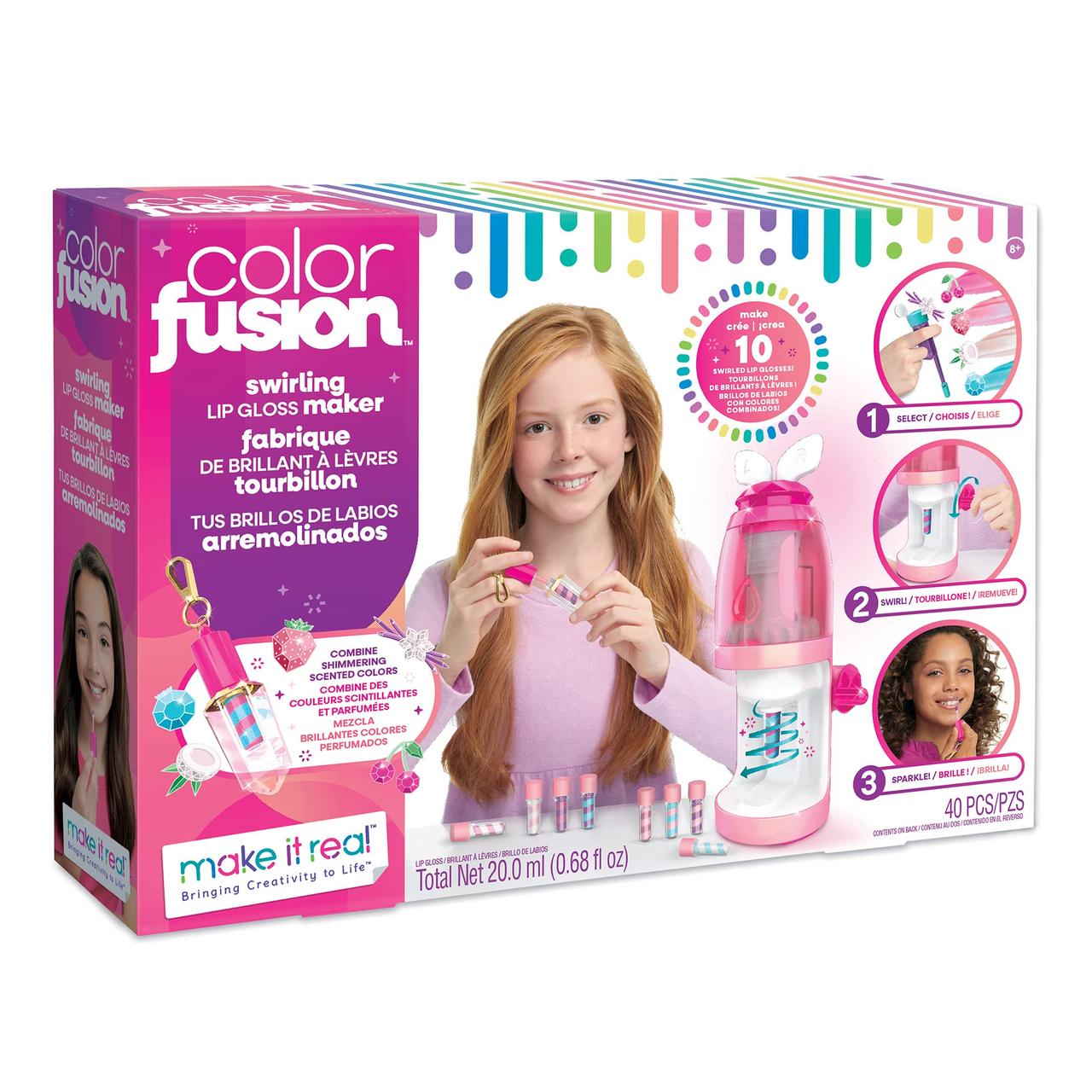 Набор детской косметики Make It Real: Color Fusion Swirling Lip Gloss Maker - фото 1 - id-p112919244
