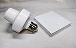 Беспроводной выключатель белый и адаптер переходник для лампы eWeLink, фото 2