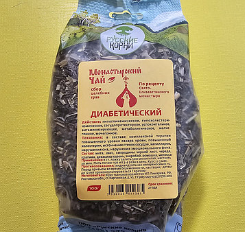 Монастырлық ДИАБЕТТІК шай, 100 гр.