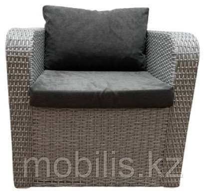 Кресло из ротанга MOBILIS KSM121 серый