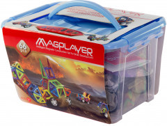 Конструктор Magplayer магнитный Magplayer 66 элементов