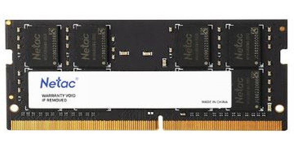 Модуль памяти для ноутбука Netac Basic, NTBSD4N32SP-08, DDR4 SO-DIMM, 8Gb, 3200Mhz, C22 - фото 1 - id-p112925107
