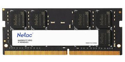 Модуль памяти для ноутбука Netac Basic, NTBSD4N32SP-16, DDR4 SO-DIMM, 8Gb,3200Mhz, C19
