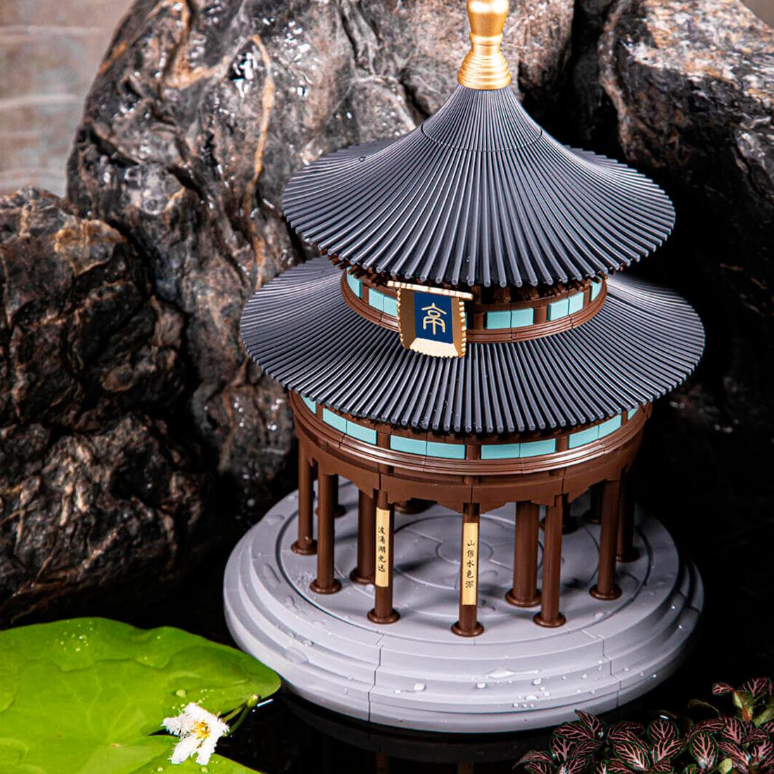 Конструктор ONEBOT Double-Eave Pavilion 358+ QNSTX65AIQI, фото 1