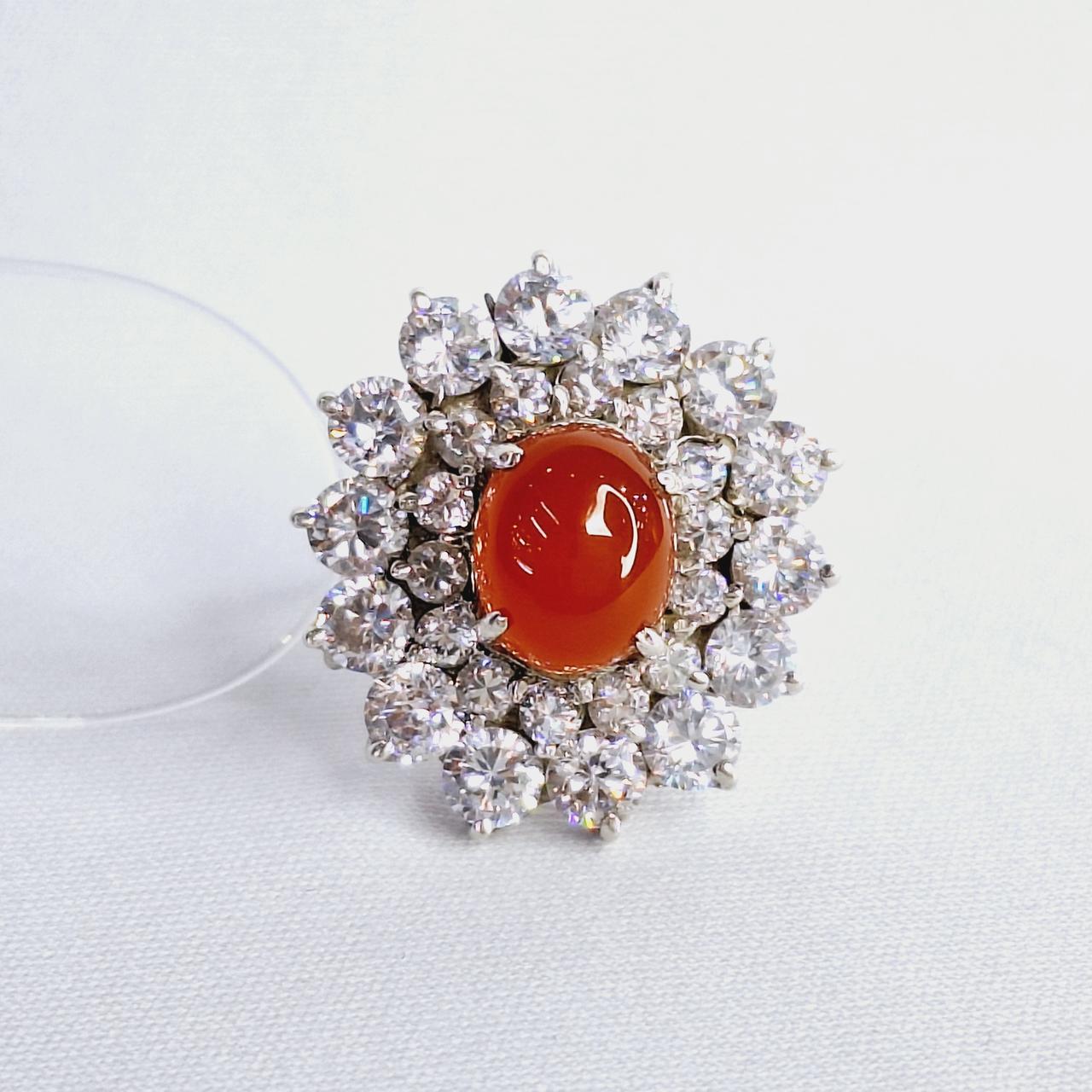 Серьги из серебра с фианитами Индия L904, фото 1