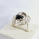 Серьги из серебра с фианитами Индия L903, фото 2