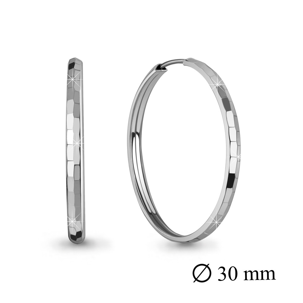 Серьги конго из серебра Aquamarine 32215р.5 серебро с родием