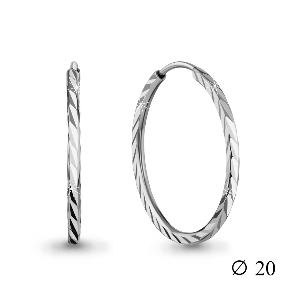 Серьги конго из серебра Aquamarine 32219р.5 серебро с родием