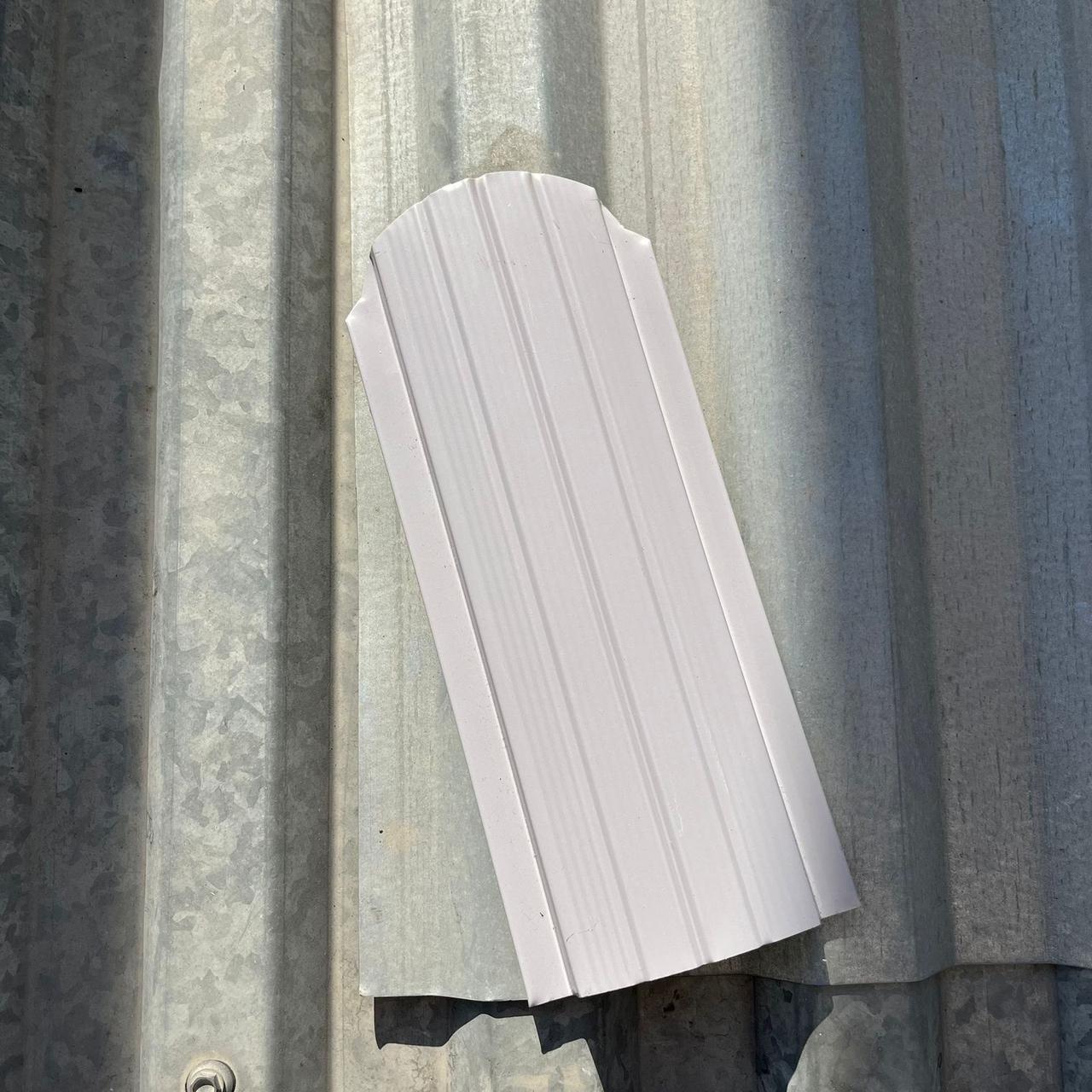 Штакетник металлический глянец (9003) 126мм