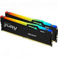 Модуль памяти Kingston Fury Beast Black RGB EXPO KF552C36BBEAK2-16 DDR5 DIMM 16Gb Kit (2x8) 5200MHz