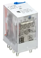Реле интерфейсное ORM-1 4C 24В DC с LED и тест. кнопкой ONI ORM-1-4C-DC24V-L-B NEW