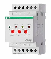 Реле контроля напряжения F&F CP-731, 150-210В, 1NO, 1NC, 8А NEW