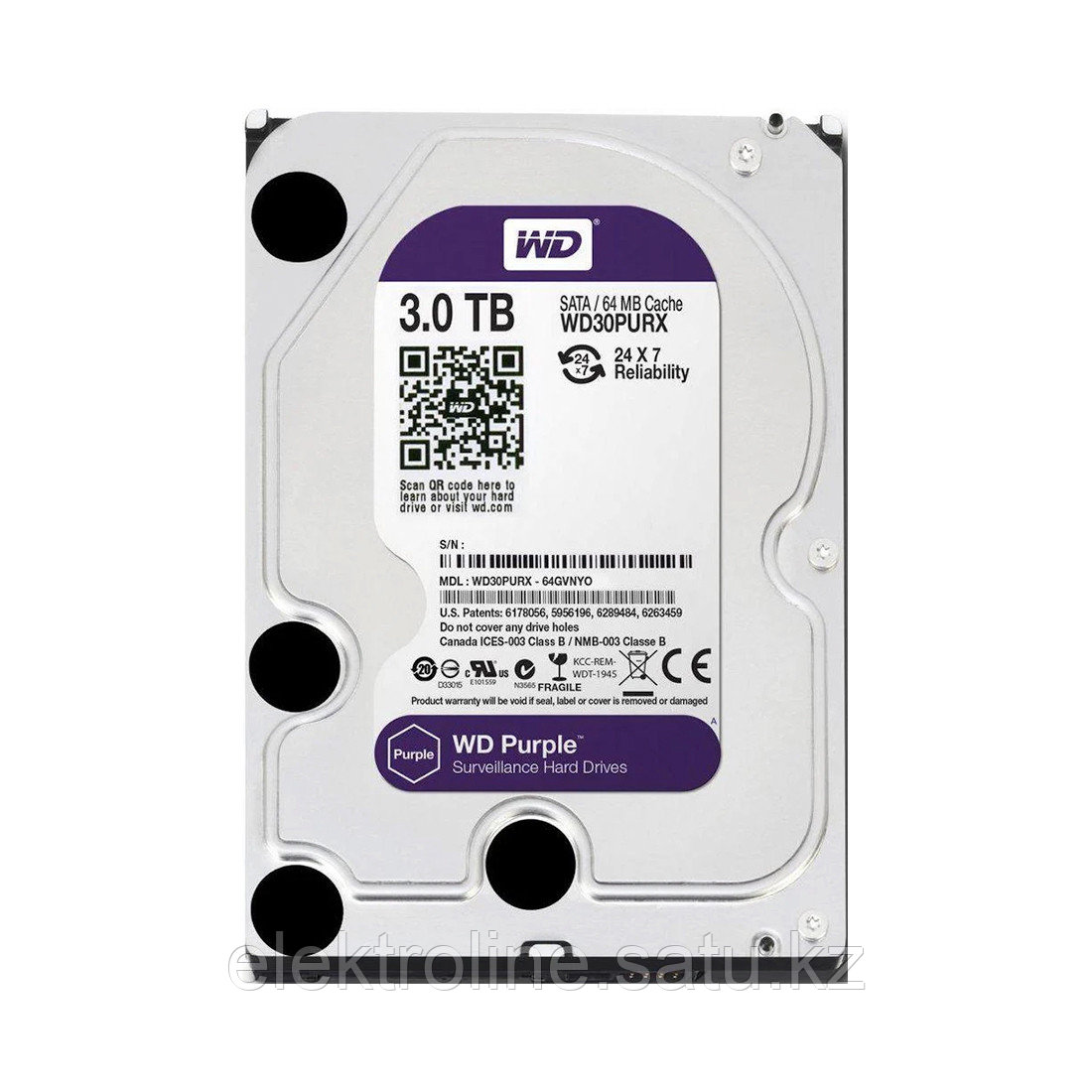 Жесткий диск Dahua WD30PURX HDD 3Tb - фото 1 - id-p112927826
