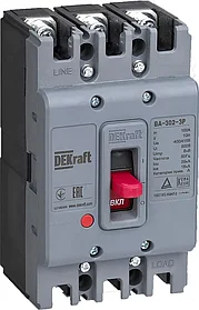 Автоматический выключатель ВА 302 3P 63А 25кА С (1) DEKraft