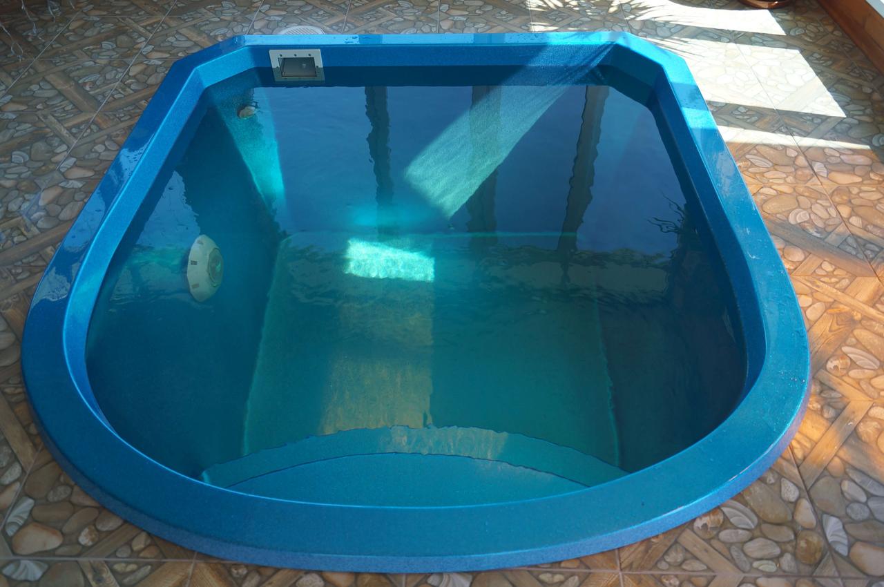 Композитный бассейн Купель (Длина: 2.30 м., ширина: 2.10 м., глубина: 1.50 м., синий) - фото 7 - id-p112937320