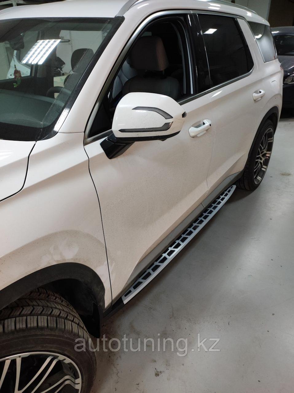 Подножки OEM на Hyundai Palisade 2018-2024 г.в. - фото 4 - id-p112937391