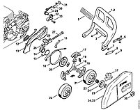 Сцепление Stihl для MS 170, MS 180, MS 230, MS 250 (1123-160-2050), фото 2