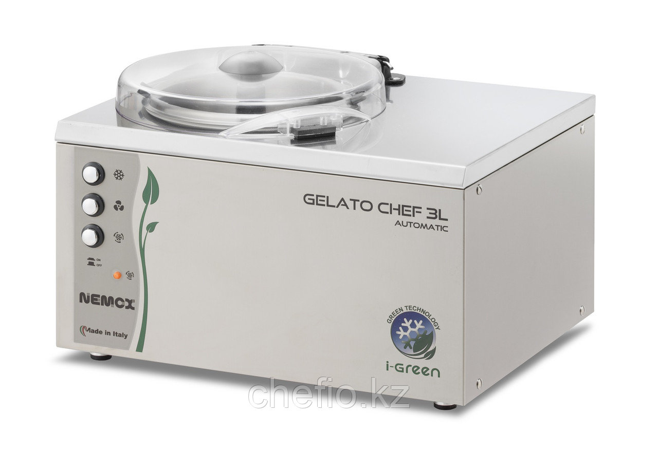 Фризер для твердого мороженого с 1 чашей 2 л Nemox Gelato Chef 3L AUTOMATIC i-Green (003B420250) - фото 2 - id-p112900957