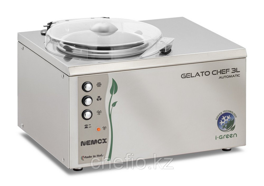 Фризер для твердого мороженого с 1 чашей 2 л Nemox Gelato Chef 3L AUTOMATIC i-Green (003B420250) - фото 5 - id-p112900957