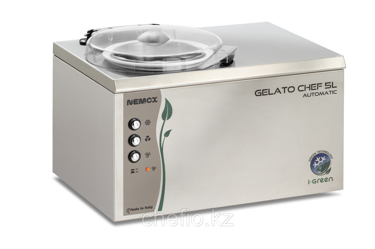 Фризер для твердого мороженого с 1 чашей 2,5 л Nemox Gelato Chef 5L AUTOMATIC i-Green (003B790250) - фото 4 - id-p112900958