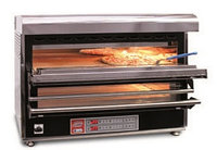 Печь для пиццы электрическая 2-камерная с подом 31*75 см Eurochef PizzaChef FP2