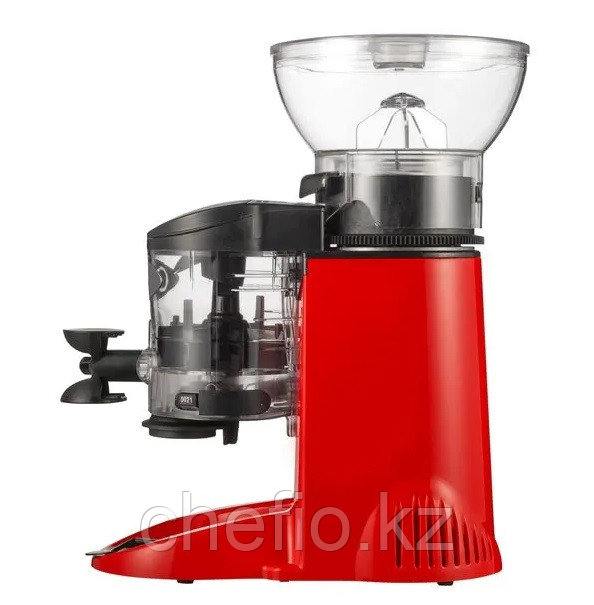Кофемолка с бункером для зерна 1 кг, счетчиком помолотого кофе, с красным корпусом из ABS пластика Cunill - фото 4 - id-p112900518