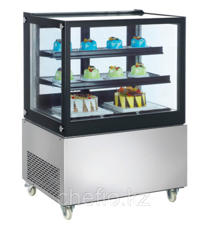 Витрина холодильная напольная, с 2 полками, объемом 370 л, с подсветкой Koreco RARC 370Z - фото 1 - id-p112896831