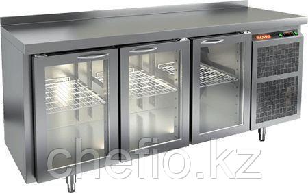 Стол холодильный с 3 стеклянными дверьми 70*139*85 см Hicold GNG 111/HT - фото 1 - id-p112901231