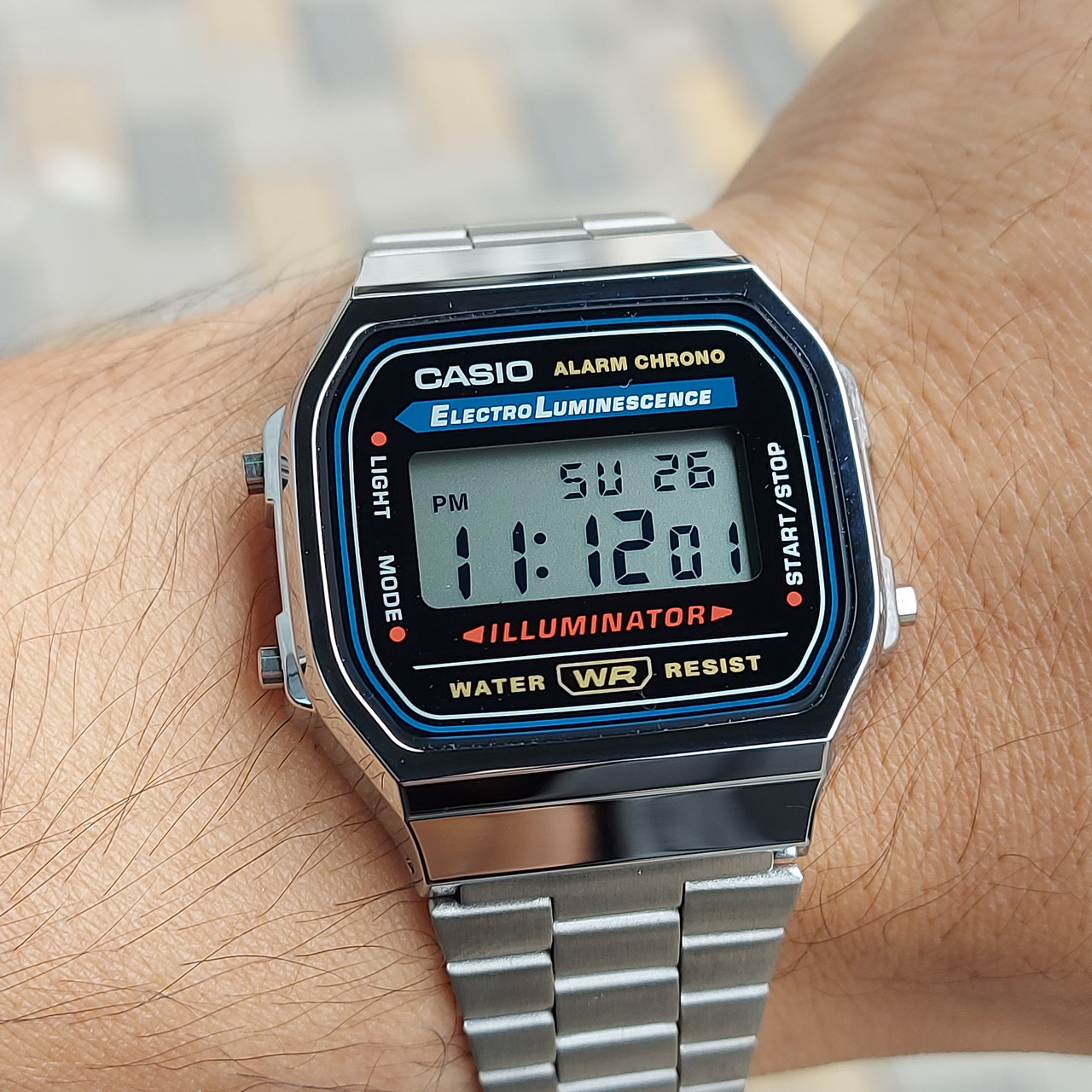 Японские Электронные наручные часы "Casio" A-168WA-1WDF. Оригинал. Классика. Монтана. Подарок. Винтажные часы.