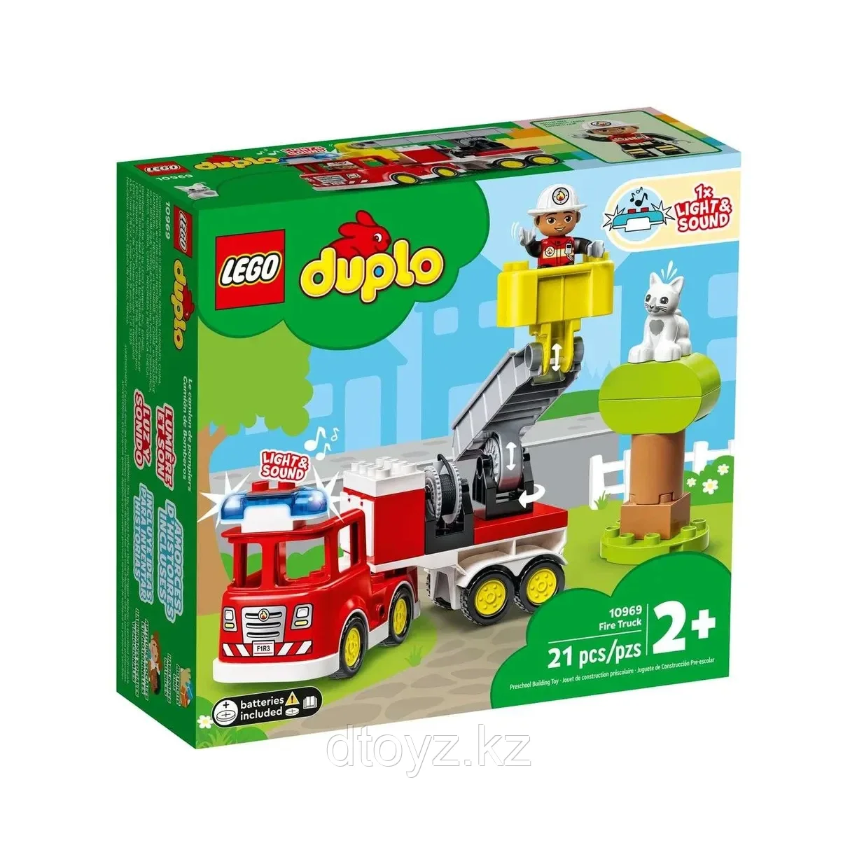 LEGO Duplo Пожарная машина с мигалкой 10969 - фото 1 - id-p112939064