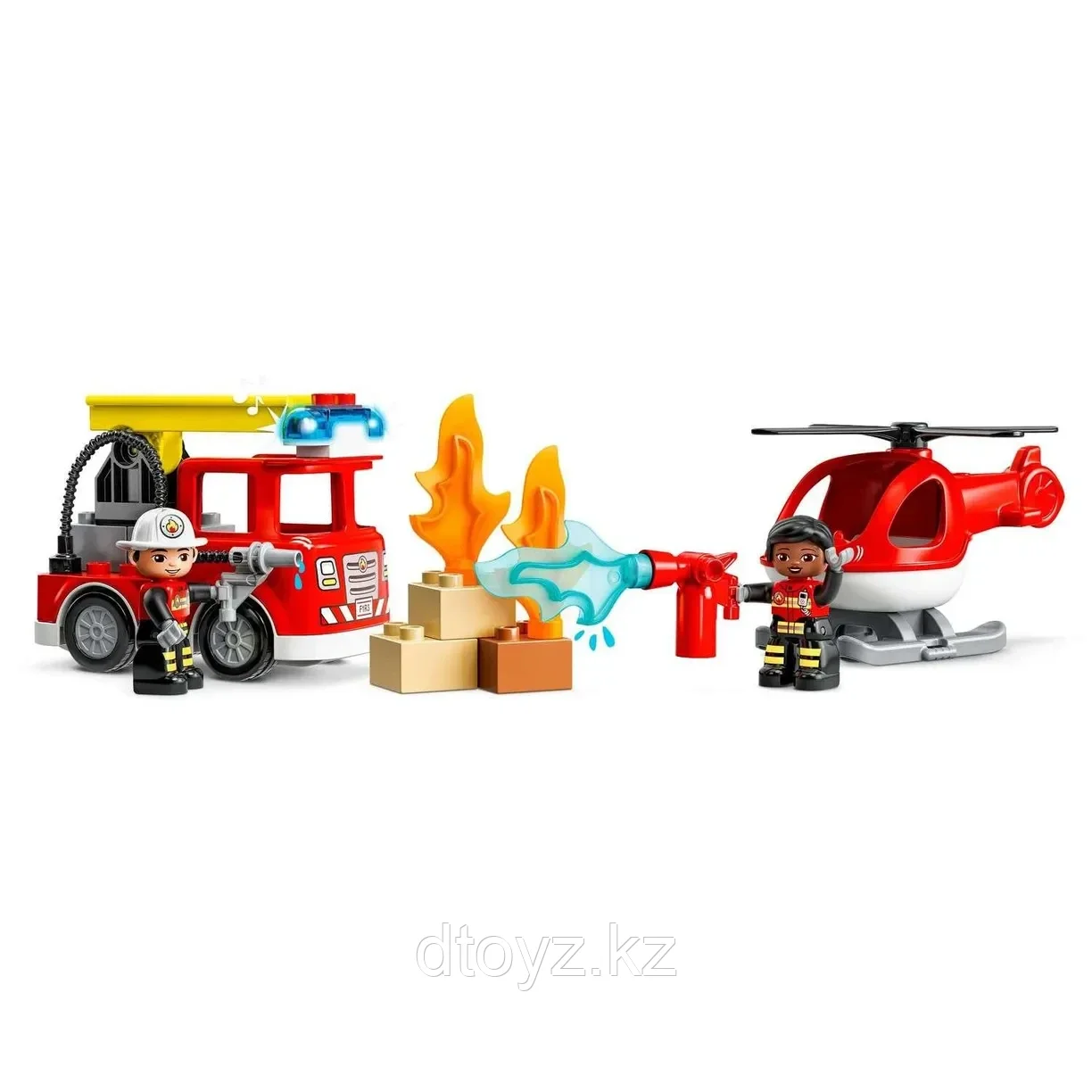 LEGO Duplo Town Пожарная часть и вертолёт 10970 - фото 4 - id-p112939067