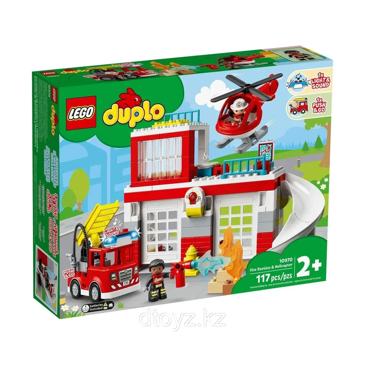 LEGO Duplo Town Пожарная часть и вертолёт 10970 - фото 1 - id-p112939067