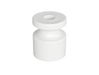 Изолятор универсальный пластиковый, цвет - белый (100шт/уп) | GE30025-01 | GREENEL
