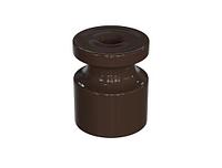 Изолятор универсальный пластиковый, цвет - коричневый (100шт/уп) | GE30025-04| GREENEL