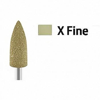 Полир силиконовый желтый острый средний SK2135 (X-Fine)