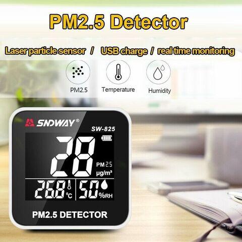 Анализатор качества воздуха цифровой с лазерным датчиком частиц SNDWAY PM2.5 Detector с USB-зарядкой - фото 5 - id-p112939840