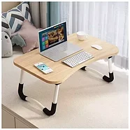 Столик в кровать складной для ноутбука и завтрака с подстаканником Foldy Goods 60х40х28 см (Натуральное, фото 2