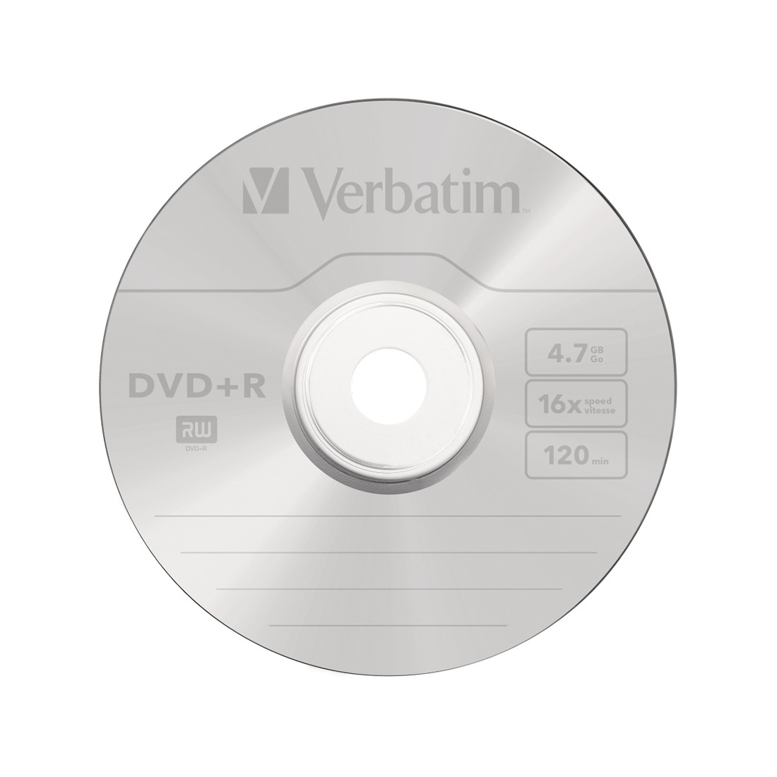 Диск DVD+R Verbatim (43500) 4.7GB 25штук Незаписанный - фото 1 - id-p112940257