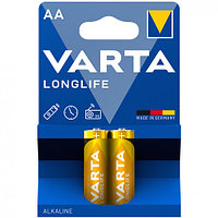 VARTA Longlife Mignon 1.5V - LR6/ AA 2 шт в блистере батарейка (LR6/АА Longlife 2)