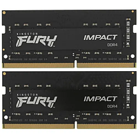 Оперативная память Kingston FURY Impact (KF432S20IBK2/32) 32 ГБ черный