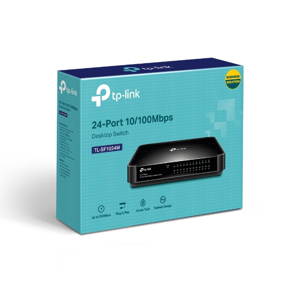 Коммутатор 24-портовый Tp-Link TL-SF1024M 24-Port 10/100Mbit, настольный, пластиковый корпус - фото 3 - id-p112945064