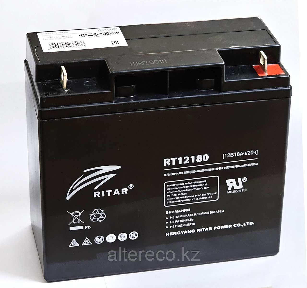 Аккумулятор Ritar RT12180 (12В, 18Ач)