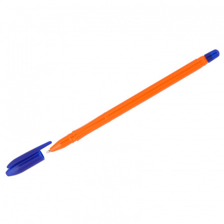 Ручка шариковая СТАММ "VeGa. Orange" 0.7 мм, синие чернила - фото 1 - id-p112947866