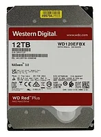Жёсткий диск HDD 12 Tb SATA 6Gb/s Western Digital Red Plus WD120EFBX 3.5" 7200rpm 256Mb