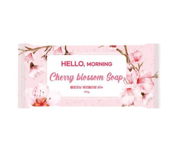 Мыло душистое туалетное "Hello, Morning" Soap Cherry Blossom Цветок Вишни 150 гр