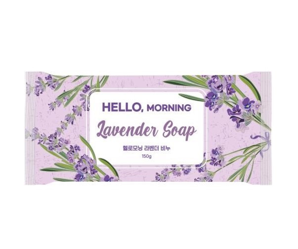 Мыло душистое туалетное "Hello, Morning" Soap Lavender Лаванда 150 гр