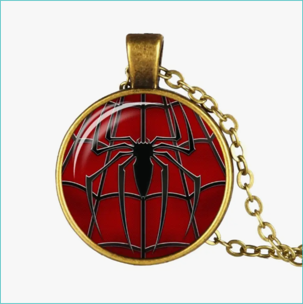Подвеска "Человек-паук" MARVEL c цепью (Красный) - фото 1 - id-p112953595