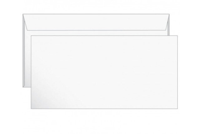 Конверт Е65 Ряжская печатная фабрика (110х220 мм) белый, удаляемая лента, фото 2